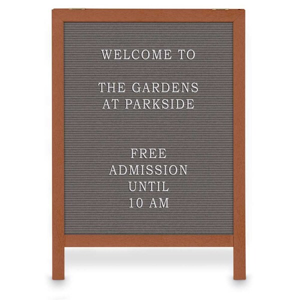 Corkboard, Fabric, 3 Door, Satin/Gry, 96x48"
